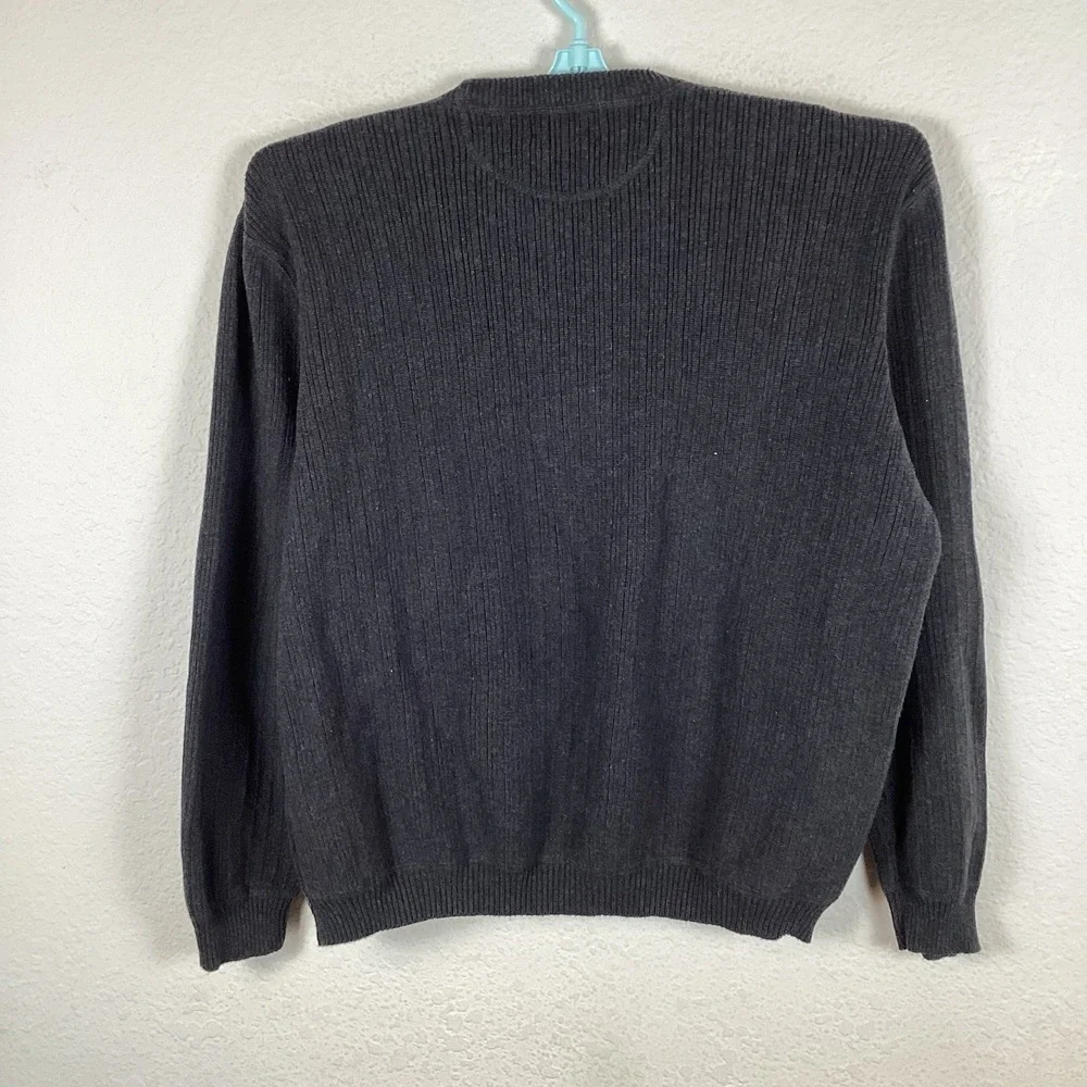 Eddie Bauer Mens Sweater Sz XL Soft Long Sleeve Solid Crew Neck Excellent - Picture 6 of 7